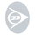 Dunlop Logoschablone für Squashsaite/Squashschläger transparent - 1 Stück