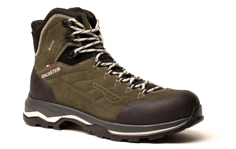 Dachstein Trekking-Wanderschuhe Sarstein GTX (Veloursleder, wasserdicht) dunkelgrün Herren