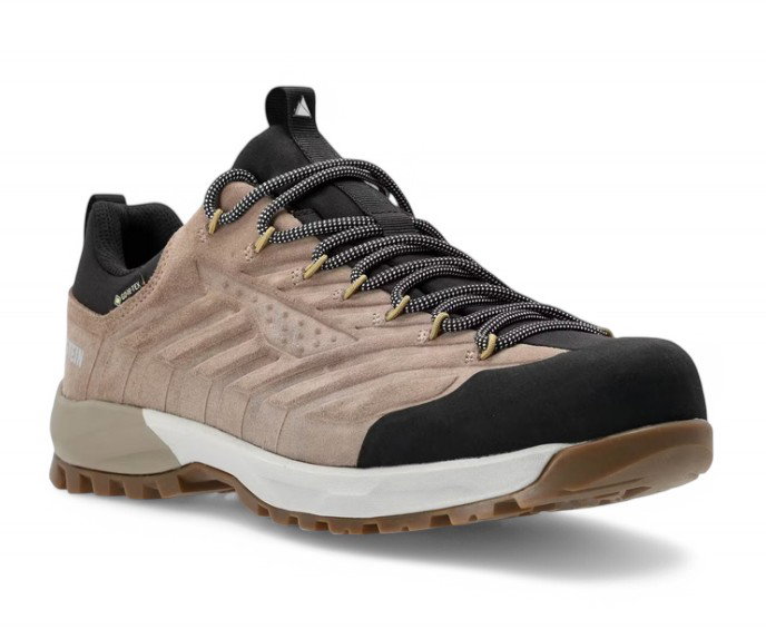 Dachstein Wanderschuhe SF-21 GTX (Veloursleder, wasserdicht) hellbraun/schwarz Herren