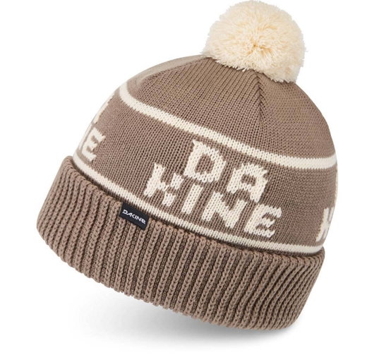 Dakine Strickmütze (Bommel) Palmer Beanie steinbraun/beige - 1 Stück