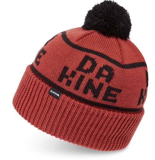 Dakine Strickmütze (Bommel) Palmer Beanie rot/schwarz - 1 Stück