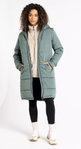 Dare2B Winter Puffer Jacket Reputable II (padded jacket, waterproof) green Women