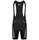 Dare2B Fahrrad-Trägerhose Ecliptic Leichte Gel (enganliegend, reflektierend) kurz schwarz Herren