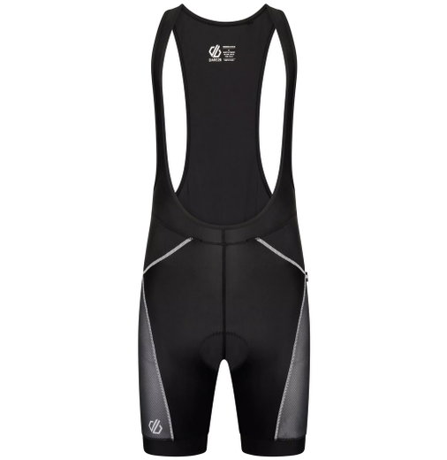 Dare2B Fahrrad-Trägerhose Ecliptic Leichte Gel (enganliegend, reflektierend) kurz schwarz Herren