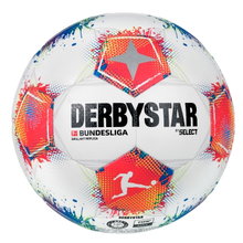 Derbystar Fussball Bundesliga Brilliant Replica v25 (Saison 2025/2026) weiss/blau/rot