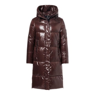 District Winter Puffer Coat Donut (high wearing comfort) chocolate brown ladies