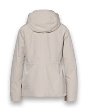 District Transition Jacket Forget Me Not (with hood, water-repellent) sand brown ladies