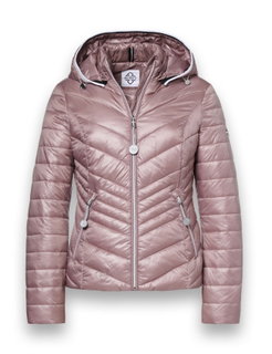 District Übergangsjacke Magnolia (mit Kapuze, wasserabweisend) rosa Damen