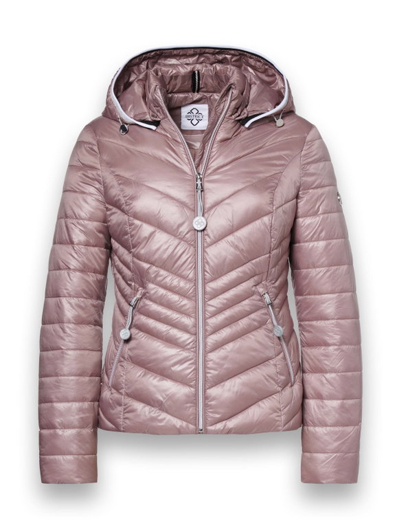 District Übergangsjacke Magnolia (mit Kapuze, wasserabweisend) rosa Damen