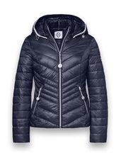 District Übergangsjacke Magnolia (mit Kapuze, wasserabweisend) navyblau Damen