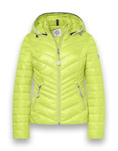 District Übergangsjacke Magnolia (mit Kapuze, wasserabweisend) limegrün Damen