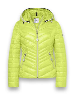 District Übergangsjacke Magnolia (mit Kapuze, wasserabweisend) limegrün Damen