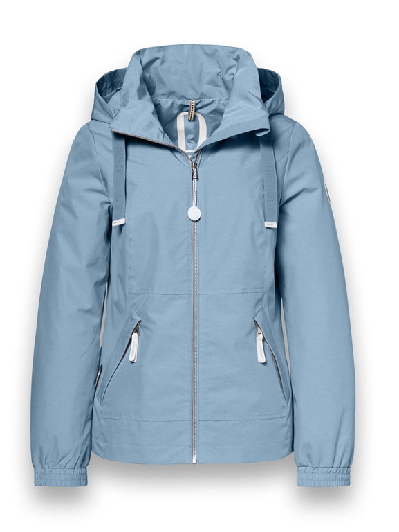 District Übergangsjacke Morning Glory (mit Kapuze, wasserabweisend) blau Damen