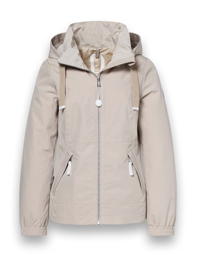 District Übergangsjacke Morning Glory (mit Kapuze, wasserabweisend) sandbraun Damen