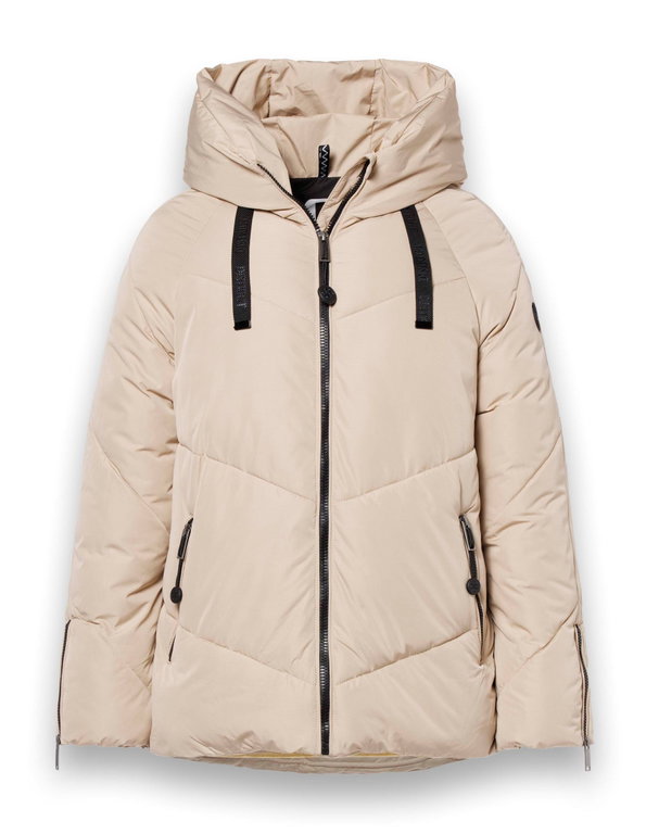 District Winter-Steppjacke Banff (mit Kapuze, winddicht, wasserabweisend) sand/beige Damen