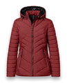 District Winter-Steppjacke Kaprun (mit Kapuze, wasserabweisend) rot Damen
