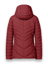 District Winter-Steppjacke Kaprun (mit Kapuze, wasserabweisend) rot Damen