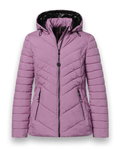 District Winter Padded Jacket Kaprun (with hood, water-repellent) pink ladies