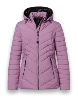 District Winter-Steppjacke Kaprun (mit Kapuze, wasserabweisend) rosa Damen