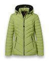 District Winter-Steppjacke Kaprun (mit Kapuze, wasserabweisend) grün Damen