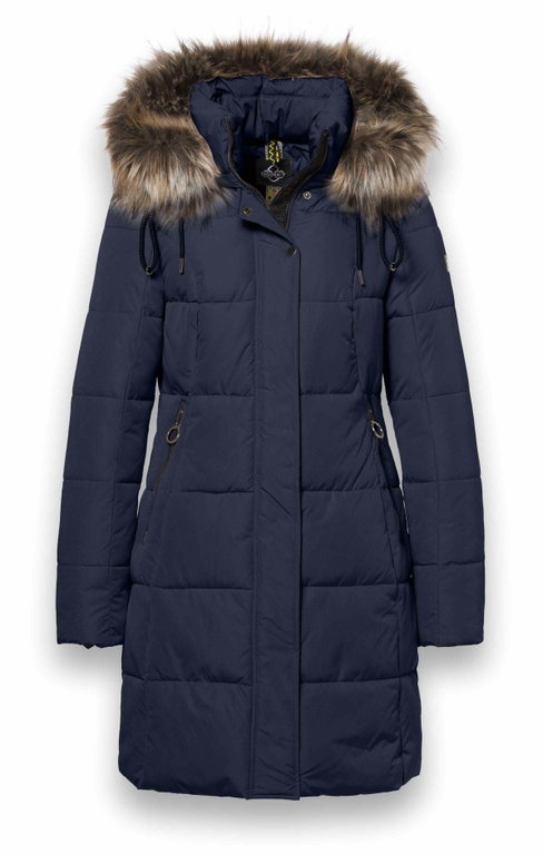 District Winter-Steppmantel Chatel (warm, wasserabweisend) navyblau Damen