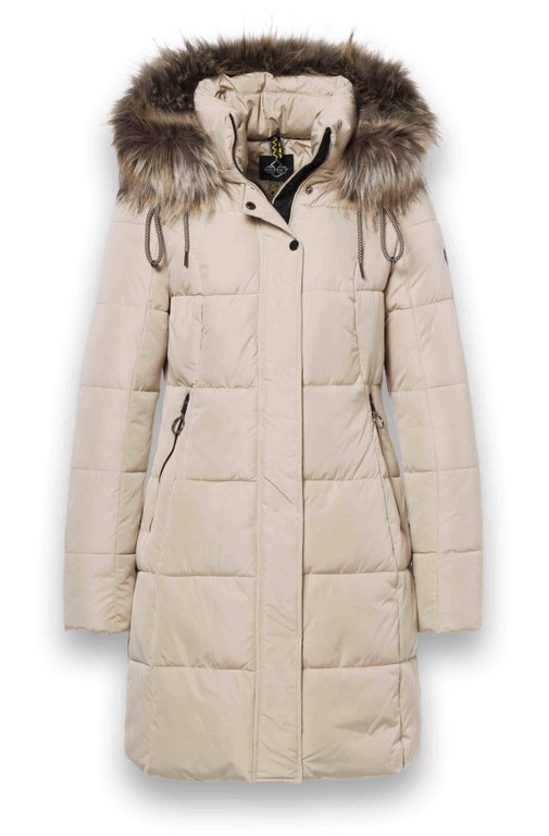 District Winter-Steppmantel Chatel (warm, wasserabweisend) cream Damen