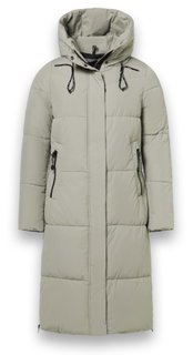 District Winter-Steppmantel Dumbbell (wasserabweisend) beige Damen