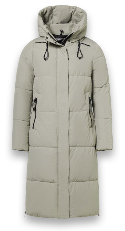 District Winter-Steppmantel Dumbbell (wasserabweisend) beige Damen