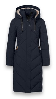 District Winter-Steppmantel Corvara (wasserabweisend, warm) navyblau Damen