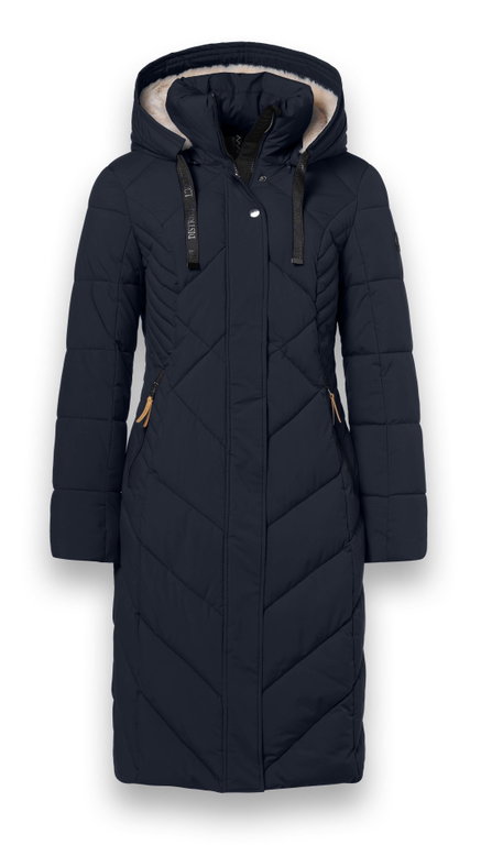 District Winter-Steppmantel Corvara (wasserabweisend, warm) navyblau Damen