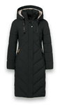 District Winter Padded Coat Corvara (water-repellent, warm) black ladies