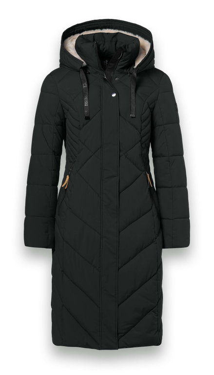 District Winter-Steppmantel Corvara (wasserabweisend, warm) schwarz Damen