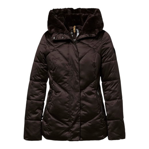 District Winter-Steppjacke Noisette (mit Kapuze, warm) chocolatebraun Damen