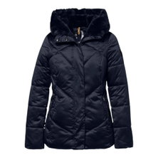 District Winter-Steppjacke Noisette (mit Kapuze, warm) navyblau Damen