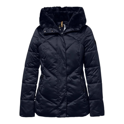 District Winter-Steppjacke Noisette (mit Kapuze, warm) navyblau Damen