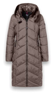 District Winter-Steppmantel Arosa (wasserabweisend) braun Damen