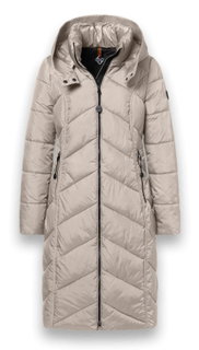 District Winter-Steppmantel Arosa (wasserabweisend) beige Damen