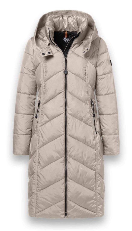 District Winter-Steppmantel Arosa (wasserabweisend) beige Damen