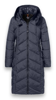 District Winter-Steppmantel Arosa (wasserabweisend) dunkelgrau Damen