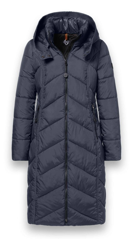 District Winter-Steppmantel Arosa (wasserabweisend) dunkelgrau Damen