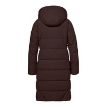 District Winter-Steppmantel Latte (mit Kapuze, warm) chocolatebraun Damen