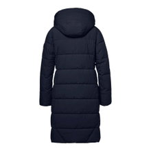 District Winter-Steppmantel Latte (mit Kapuze, warm) navyblau Damen