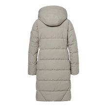 District Winter-Steppmantel Latte (mit Kapuze, warm) taupe Damen