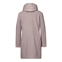 District Winter-Wollmantel Sorbet (mit Kapuze, warm) beige/taupe Damen