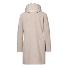 District Winter-Wollmantel Sorbet (mit Kapuze, warm) sandbraun Damen
