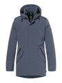 District Winterjacke Winter mit Kapuze (Parka, winddicht, warm) airforce blau Herren