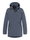 District winter jacket winter with hood (parka, windproof, warm) airforce blue men's