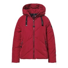 District Winterjacke Banoffee (mit Kapuze, warm) rot Damen