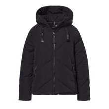 District Winterjacke Banoffee (mit Kapuze, warm) schwarz Damen