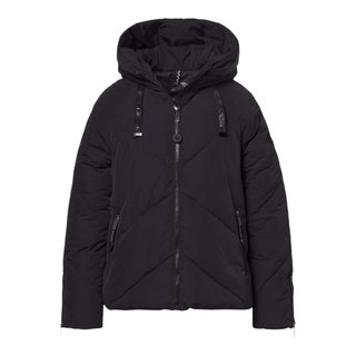 District Winterjacke Banoffee (mit Kapuze, warm) schwarz Damen